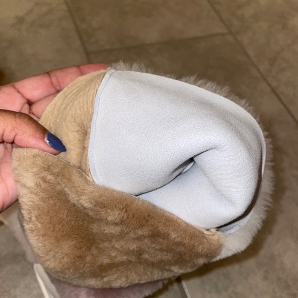 FREE PEOPLE Happy Thoughts  Color Block Shearling Boots Size 38/8 - Picture 12 of 13